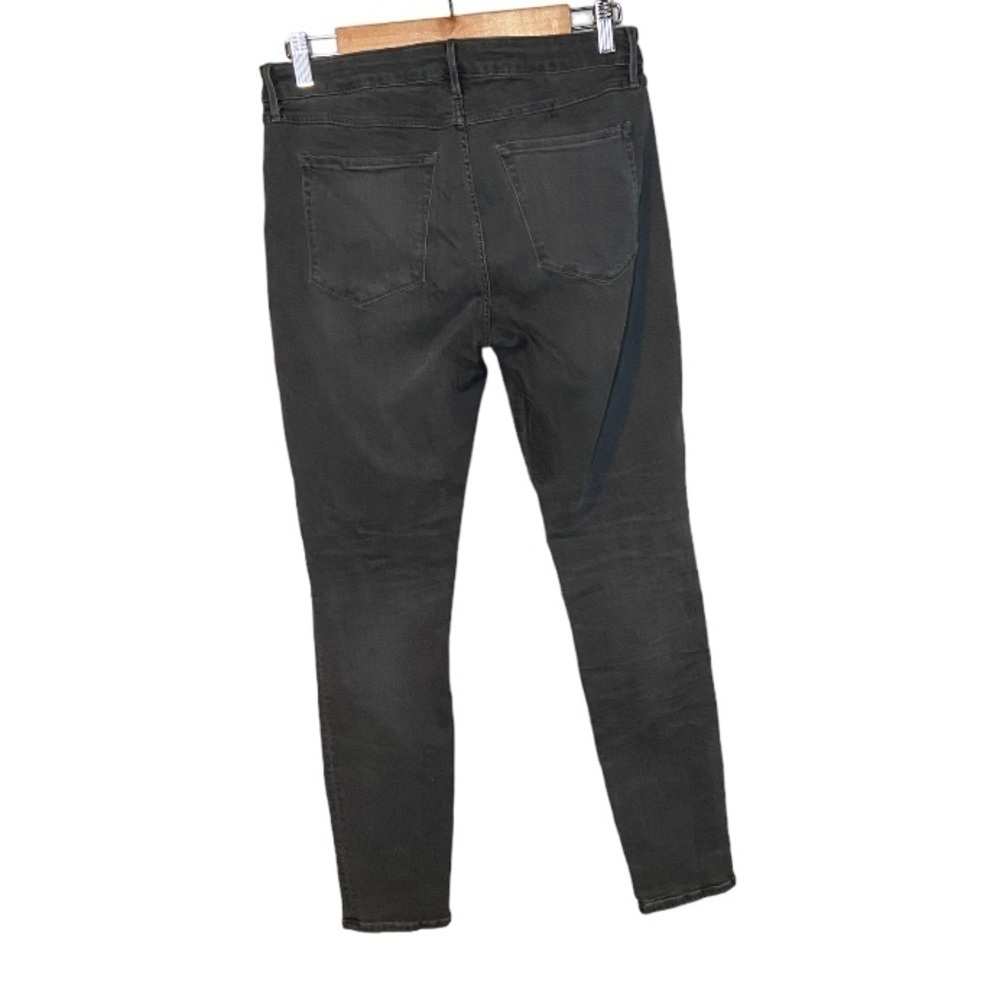 3x1 NYC Busted Knee Mid Rise Skinny in Golf - Picture 3 of 11
